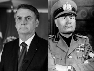 Em dia de atos antifascistas, Bolsonaro compartilha frase do ditador fascista Mussolini