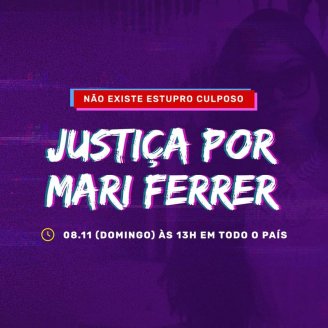 Atos são convocados em diversas cidades do país por Justiça por Mariana Ferrer