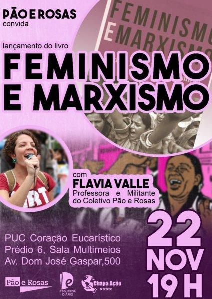 Pão e Rosas lança livro Feminismo e Marxismo na PUC-MG