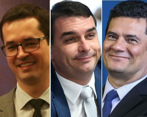 Por poder, Deltan e Moro preferiram "deixar passar" a denúncia de Flávio Bolsonaro