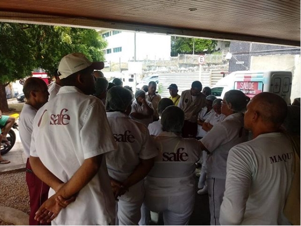 Terceirizados da saúde de Natal-RN deflagram greve contra atraso nos salários