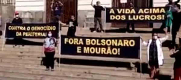 Trabalhadores da saúde fazem ato no Rio