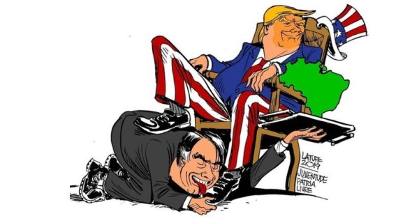 Lambe-botas: Bolsonaro é capaz de elogiar até o tratamento de Trump aos imigrantes latinos
