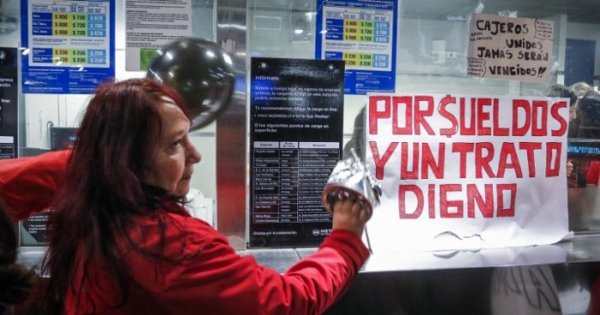 Greve no metrô de Santiago contra a precarização do trabalho