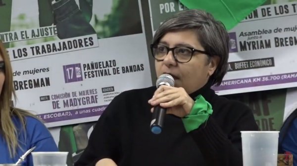 [VÍDEO] Andrea D'Atri: "O patriarcado não vai cair sozinho, tem que ser derrubado"