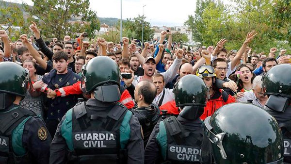 Apoiemos a rebelião do povo catalão e o seu direito de autodeterminação