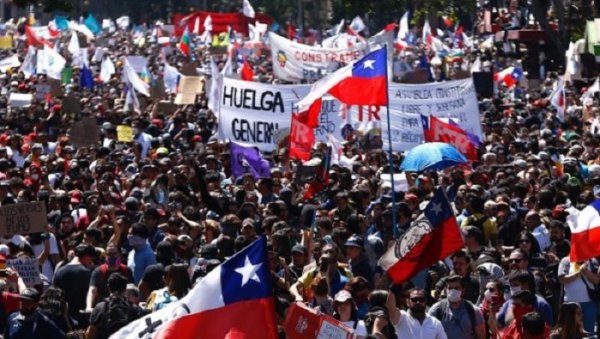 Convocam no Chile uma greve desde segunda-feira contra o "Acordo de Paz" e a constituinte acordada de Piñera