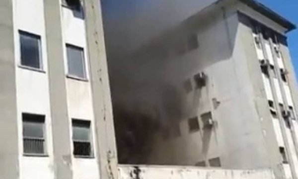 Incêndio atinge Hospital Federal de Bonsucesso no Rio de Janeiro