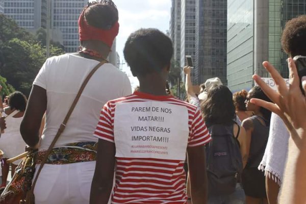 Novo ato por Marielle faz ecoar em São Paulo o grito que vidas negras importam